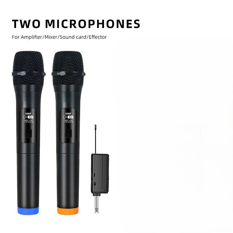 Micro Karaoké Famille | Solo & Duo Tout Noir Duo Microphone karaoké Clic ton jeu