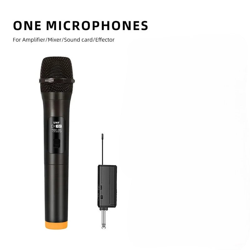 Micro Karaoké Famille | Solo & Duo Tout Noir Seul Microphone karaoké Clic ton jeu