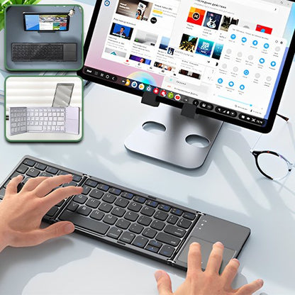 Clavier Pliable Bluetooth Multi-Appareils – Pavé Tactile & Touches Silencieuses Claviers & Périphériques Clic ton jeu