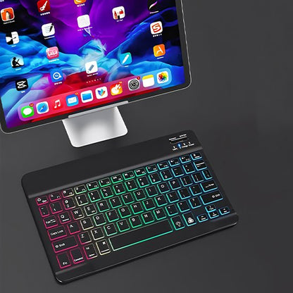 Clavier Bluetooth Compact Rétroéclairé RGB – Touches Silencieuses & Rechargeable Claviers & Périphériques Clic ton jeu