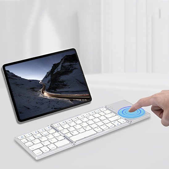 Clavier Pliable Bluetooth Multi-Appareils – Pavé Tactile & Touches Silencieuses Claviers & Périphériques Clic ton jeu