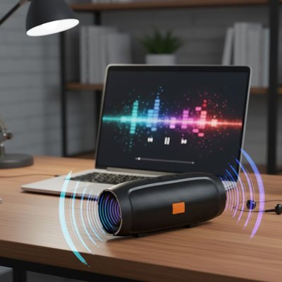 Enceinte Bluetooth | Son 360° Portable Enceinte Bluetooth Clic ton jeu