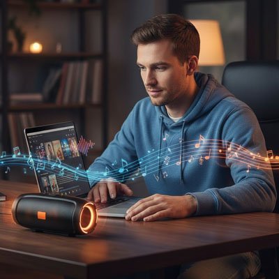 Enceinte Bluetooth | Son 360° Portable Enceinte Bluetooth Clic ton jeu