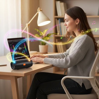 Enceinte Bluetooth | Son 360° Portable Enceinte Bluetooth Clic ton jeu