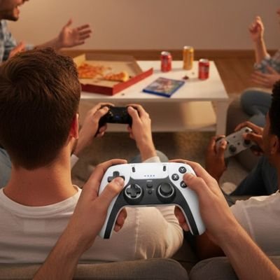 Manette PC sans fil | Bluetooth 20h Manette PC Clic ton jeu