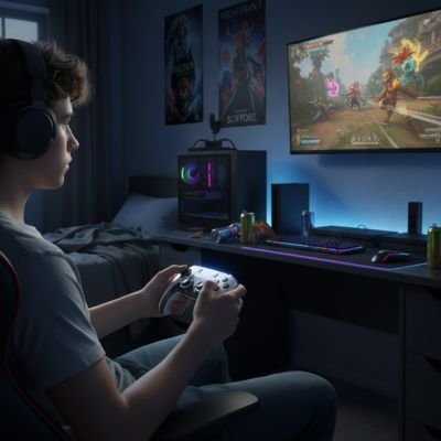 Manette PC sans fil | Bluetooth 20h Manette PC Clic ton jeu