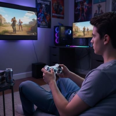 Manette PC sans fil | 3 Coloris Ergonomique Blanc Manette PC Clic ton jeu