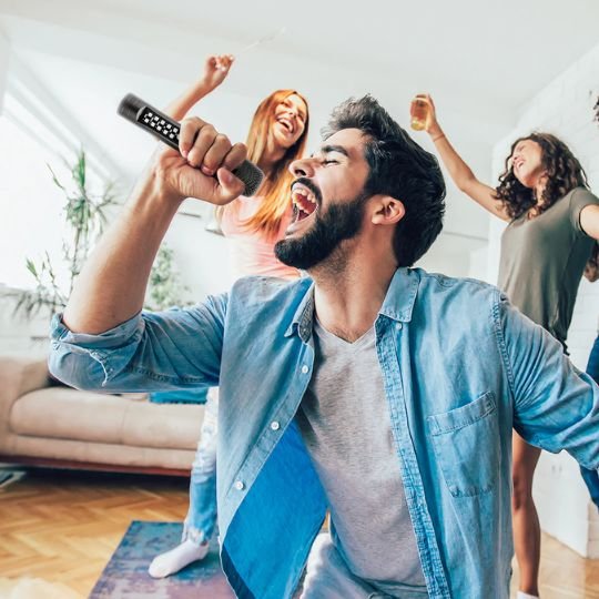 Micro Karaoké Pro | Son HD Avancé Microphone karaoké Clic ton jeu