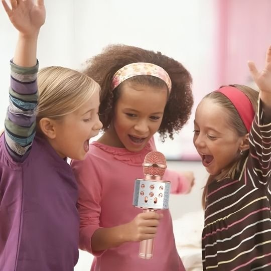 Micro Karaoké Enfant | Effets Vocaux Microphone karaoké Clic ton jeu