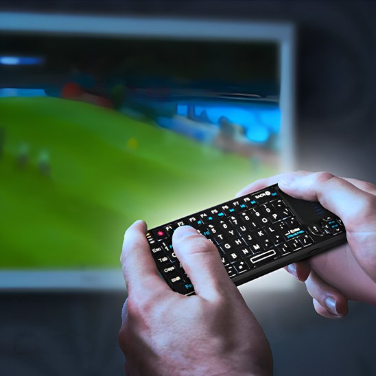 Mini Clavier Sans Fil Bluetooth – Touchpad + Rétroéclairage LED Claviers & Périphériques Clic ton jeu