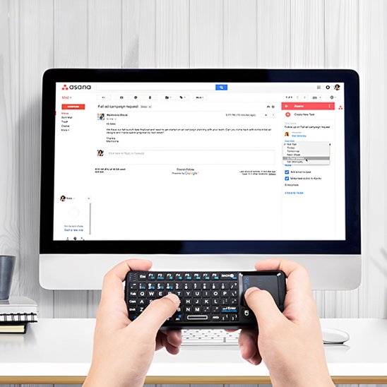 Mini Clavier Sans Fil Bluetooth – Touchpad + Rétroéclairage LED Claviers & Périphériques Clic ton jeu