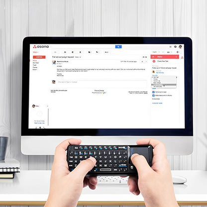Mini Clavier Sans Fil Bluetooth – Touchpad + Rétroéclairage LED Claviers & Périphériques Clic ton jeu