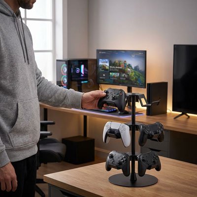 Porte Manette | GamerStyle Support manette Clic ton jeu